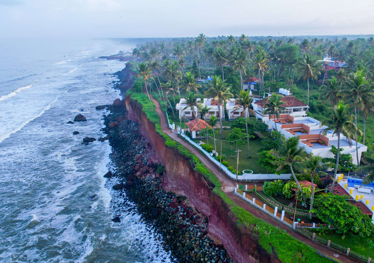 Varkala Cliff and Beach